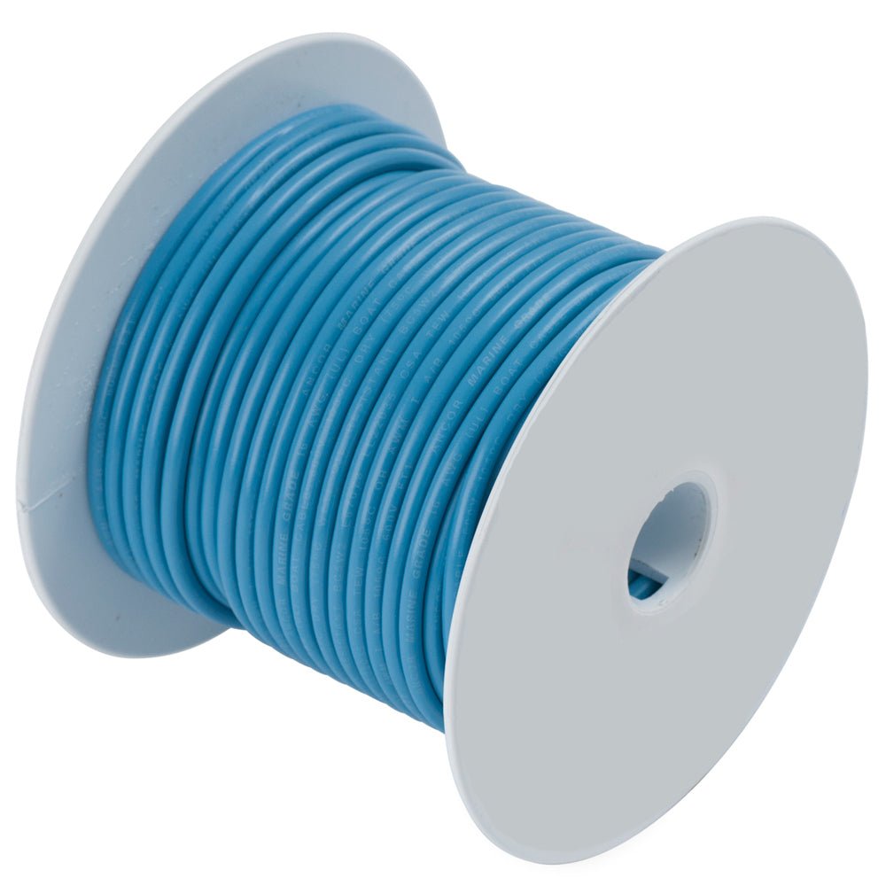 Ancor Light Blue 16 AWG Tinned Copper Wire - 100' [101910] - Houseboatparts.com