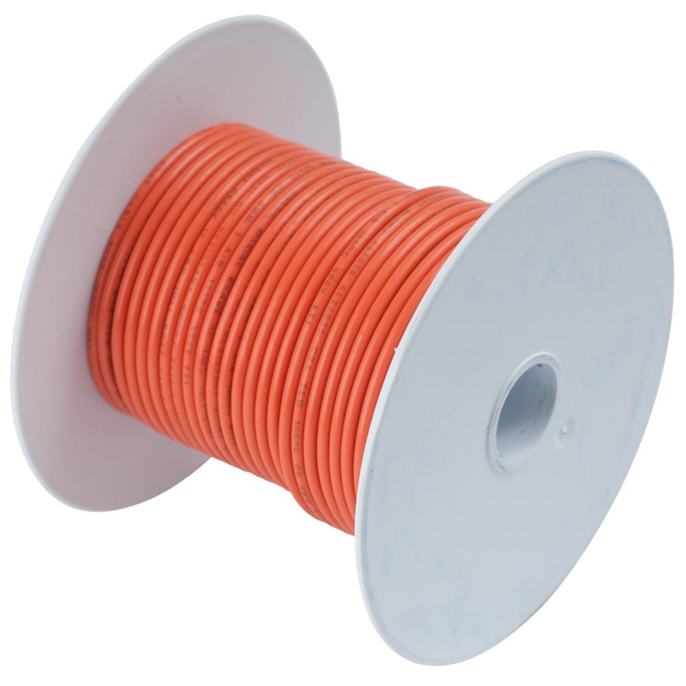 Ancor Orange 16 AWG Tinned Copper Wire - 25' [182503] - Houseboatparts.com