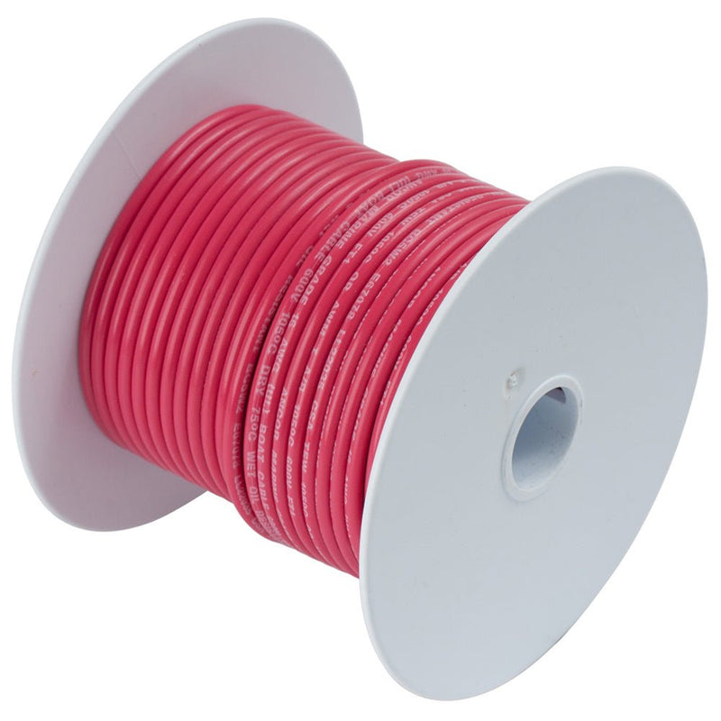 Ancor Red 16 AWG Tinned Copper Wire - 250' [102825] - Houseboatparts.com