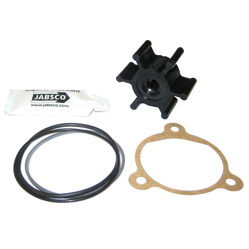 Jabsco Neoprene Impeller Kit w/Cover, Gasket or O-Ring - 6-Blade - 5/16 Shaft Diameter [6303-0001-P] - Houseboatparts.com