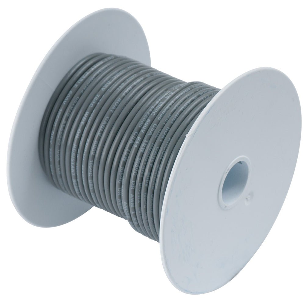 Ancor Grey 14 AWG Tinned Copper Wire - 18' [184403] - Houseboatparts.com