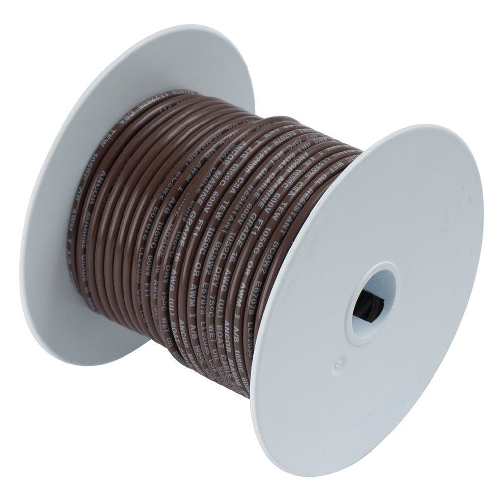 Ancor Brown 12 AWG Tinned Copper Wire - 100' [106210] - Houseboatparts.com