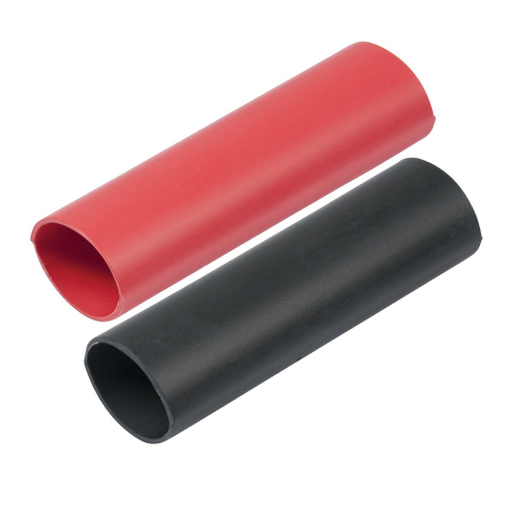 Ancor Heavy Wall Heat Shrink Tubing - 3/4" x 3" - 2-Pack - Black/Red [326202] - Houseboatparts.com