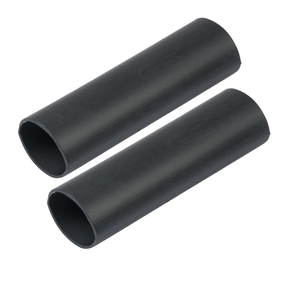 Ancor Heavy Wall Heat Shrink Tubing - 1" x 12" - 2-Pack - Black [327124] - Houseboatparts.com