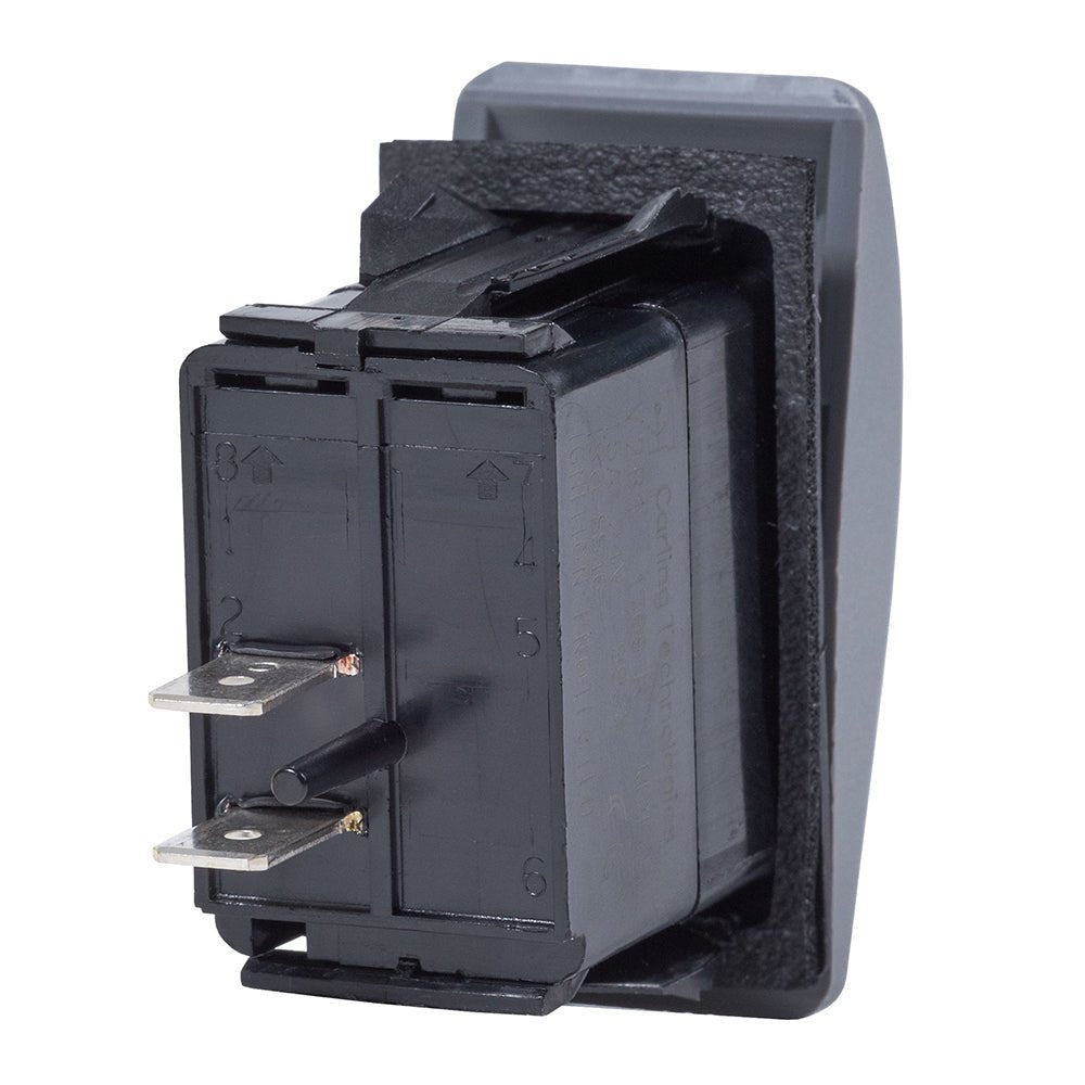 Blue Sea 7930 Contura II Switch SPST Black - OFF-(ON) [7930] - Houseboatparts.com