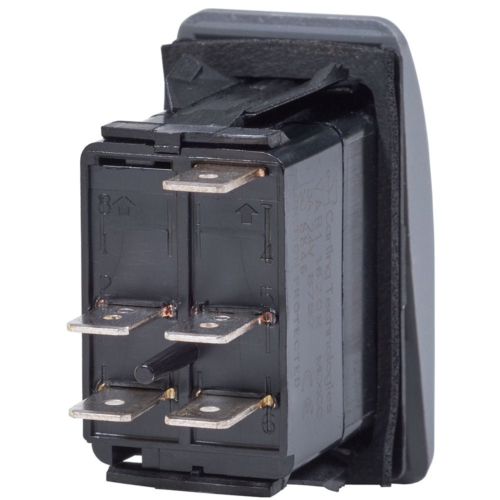 Blue Sea 7934 Contura II Switch DPST Black - OFF-ON [7934] - Houseboatparts.com