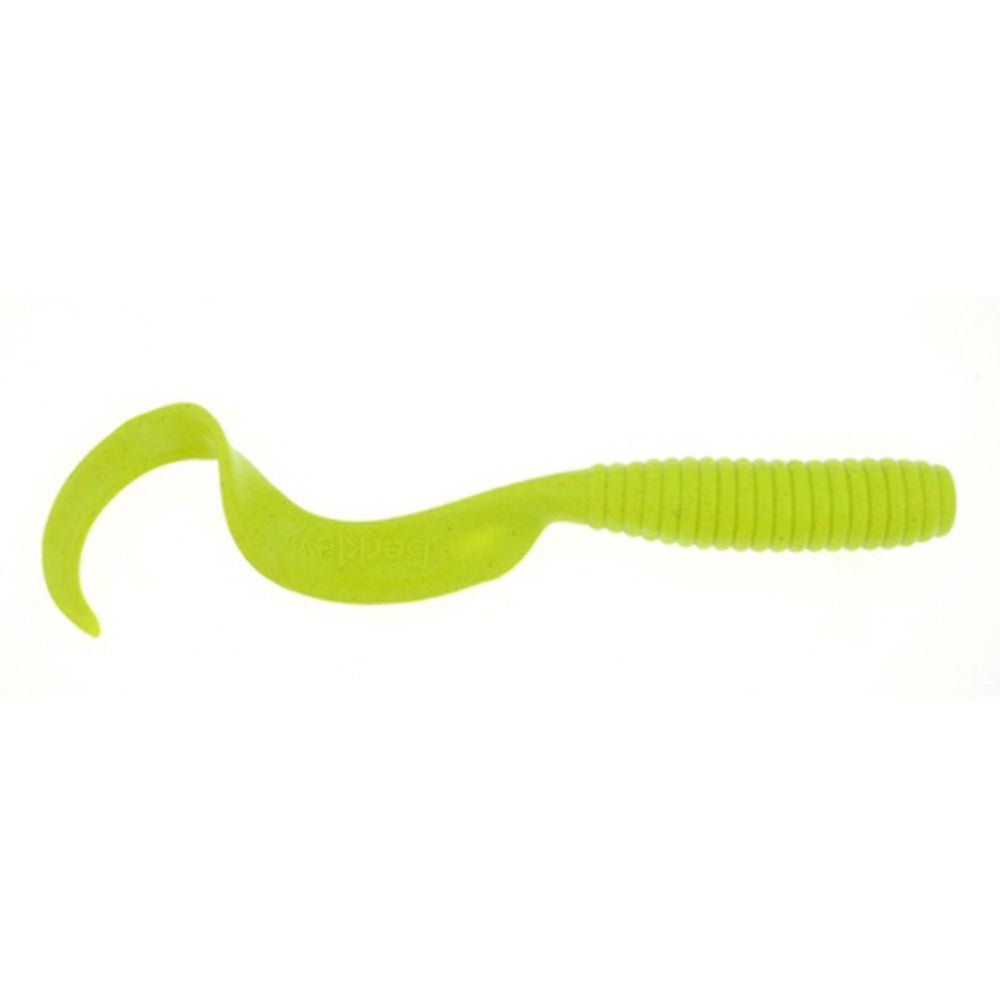 Berkley Gulp! 6" Grub - Chartreuse [1130758] - Houseboatparts.com