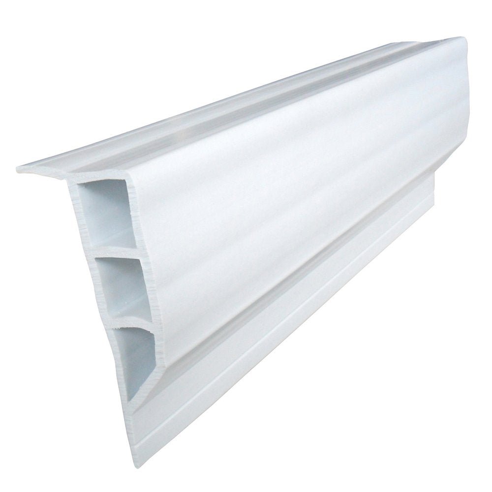 Dock Edge Standard PVC Full Face Profile - 16' Roll - White [1160-F] - Houseboatparts.com