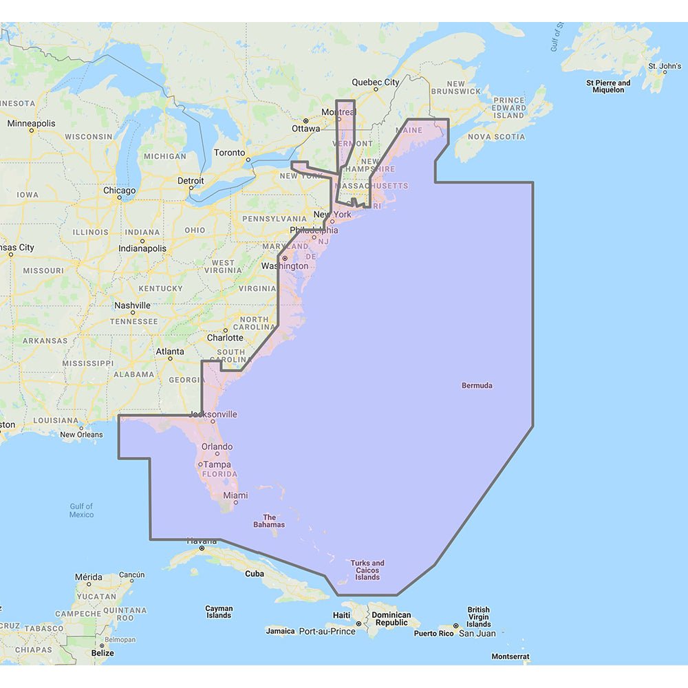 Furuno U.S. East Coast, Bahamas Bermuda - Vector Charts Standard Resolution Satellite Photos f/Bahamas - Unlock Code [MM3-VNA-022] - Houseboatparts.com