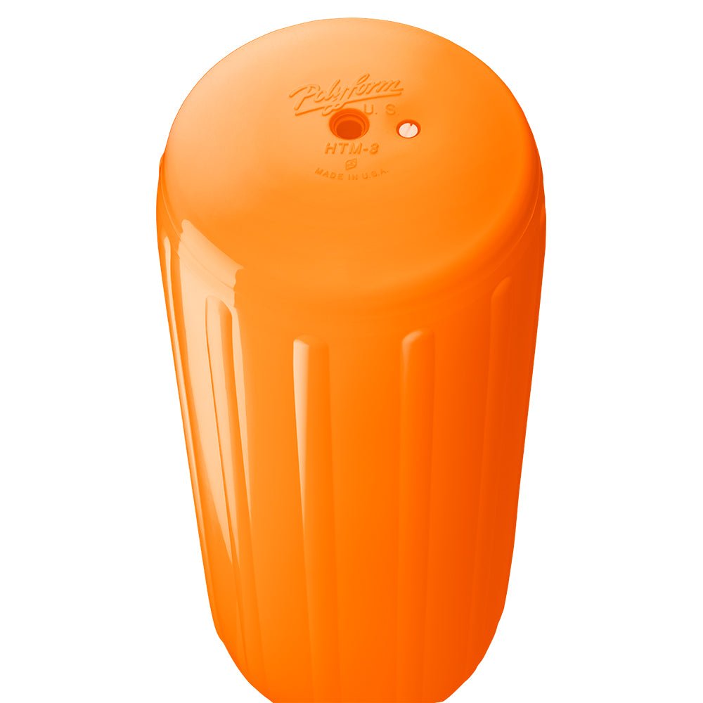 Polyform HTM-3 Fender 10.5" x 27" - Orange [HTM-3-ORANGEWO] - Houseboatparts.com