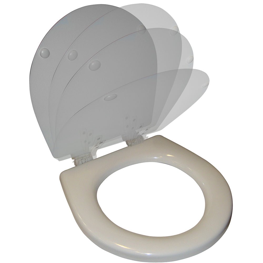 Raritan Slow Close Seat & Cover - White [1238SC] - Houseboatparts.com