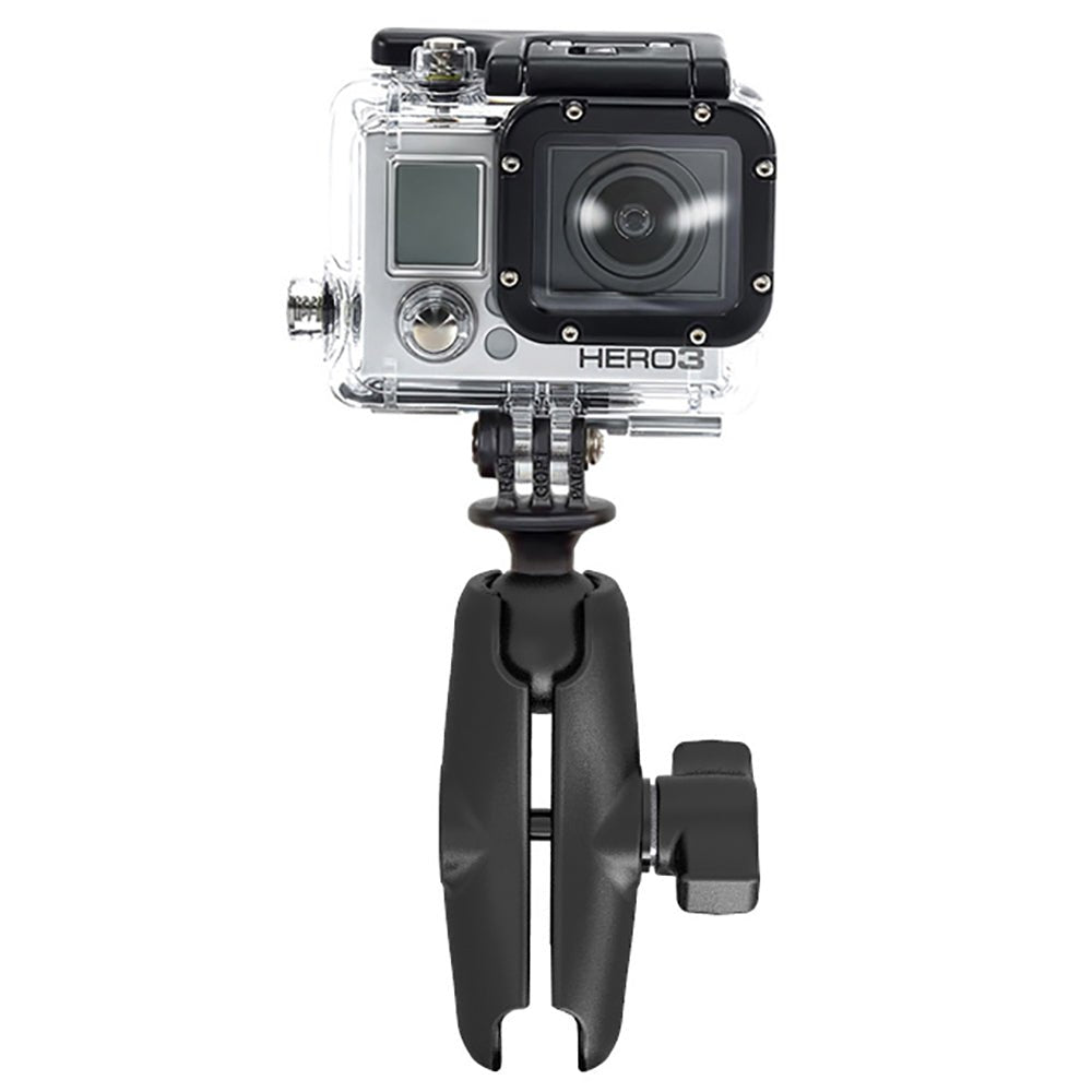 RAM Mount GoPro Hero Adapter with Double Socket Arm [RAM-B-202-GOP1-201U] - Houseboatparts.com