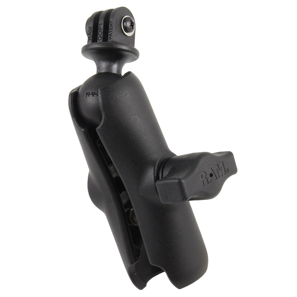 RAM Mount GoPro Hero Adapter with Double Socket Arm [RAM-B-202-GOP1-201U] - Houseboatparts.com