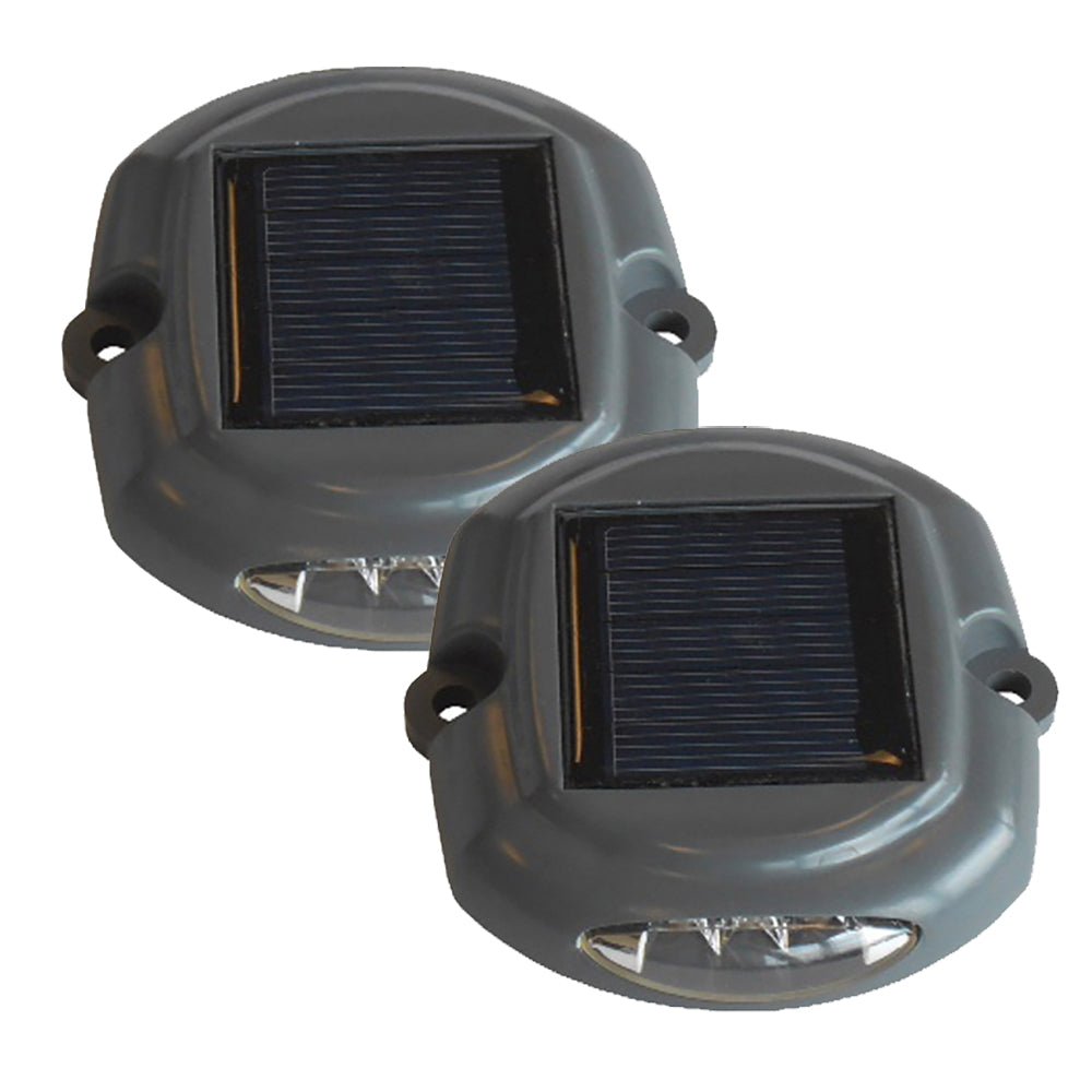 Dock Edge Docklite Solar Dock & Deck Light - 2-Pack [96-262-F] - Houseboatparts.com