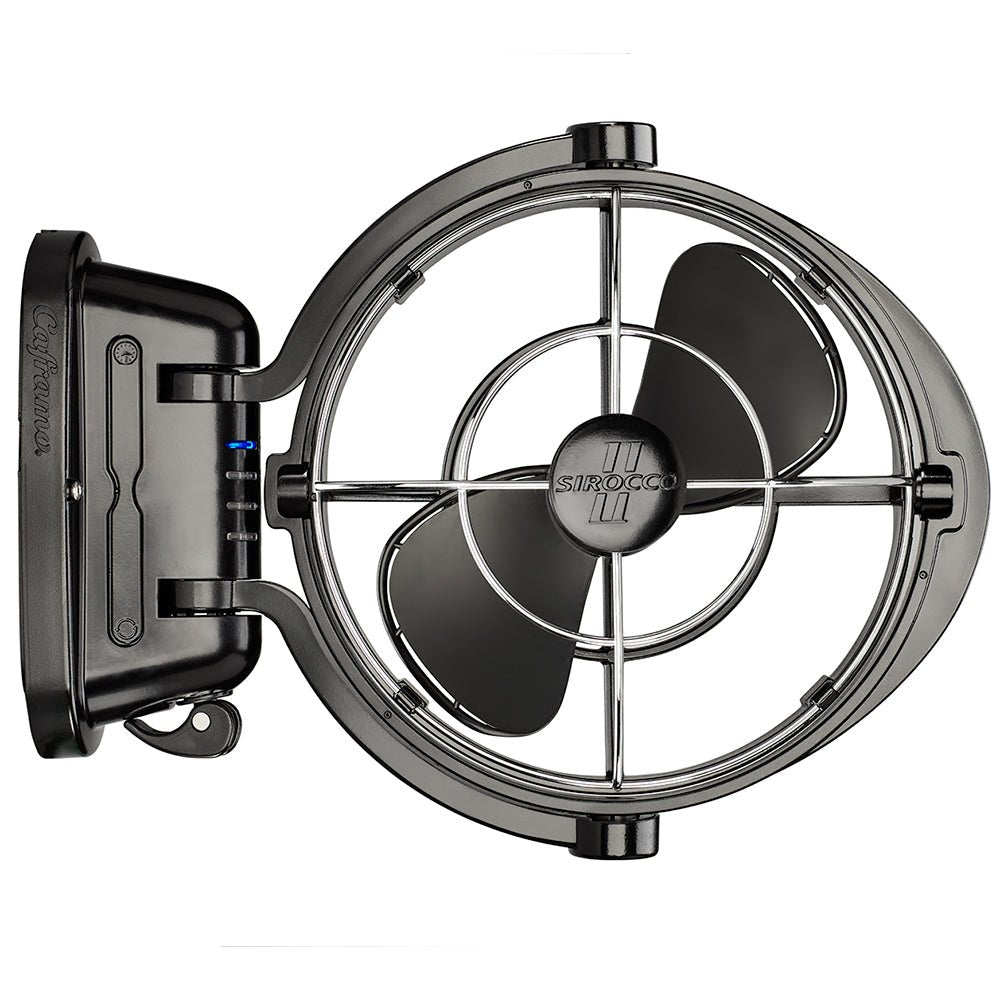 SEEKR by Caframo Sirocco II 3-Speed 7" Gimbal Fan - Black - 12-24V [7010CABBX] - Houseboatparts.com