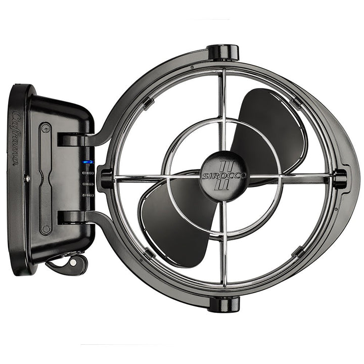 SEEKR by Caframo Sirocco II 3-Speed 7" Gimbal Fan - Black - 12-24V [7010CABBX] - Houseboatparts.com