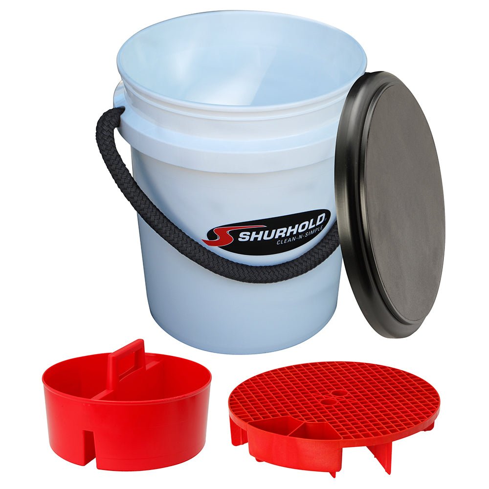 Shurhold One Bucket Kit - 5 Gallon - White [2461] - Houseboatparts.com