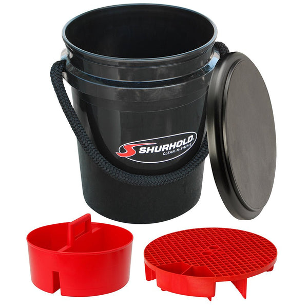 Shurhold One Bucket Kit - 5 Gallon - Black [2462] - Houseboatparts.com