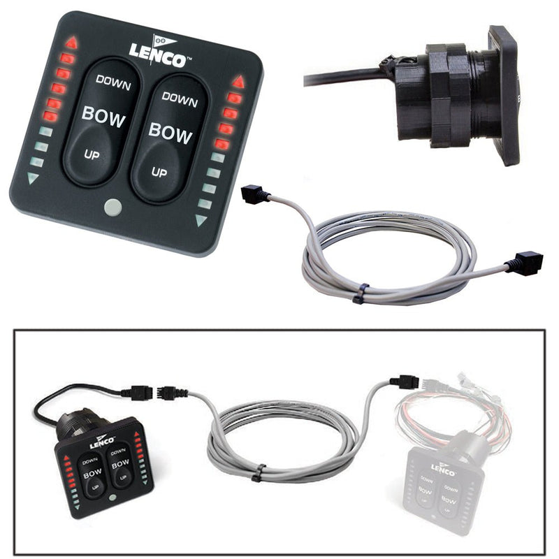 Lenco Flybridge Kit f/ LED Indicator Key Pad f/All-In-One Integrated Tactile Switch - 40' [11841-004] - Houseboatparts.com