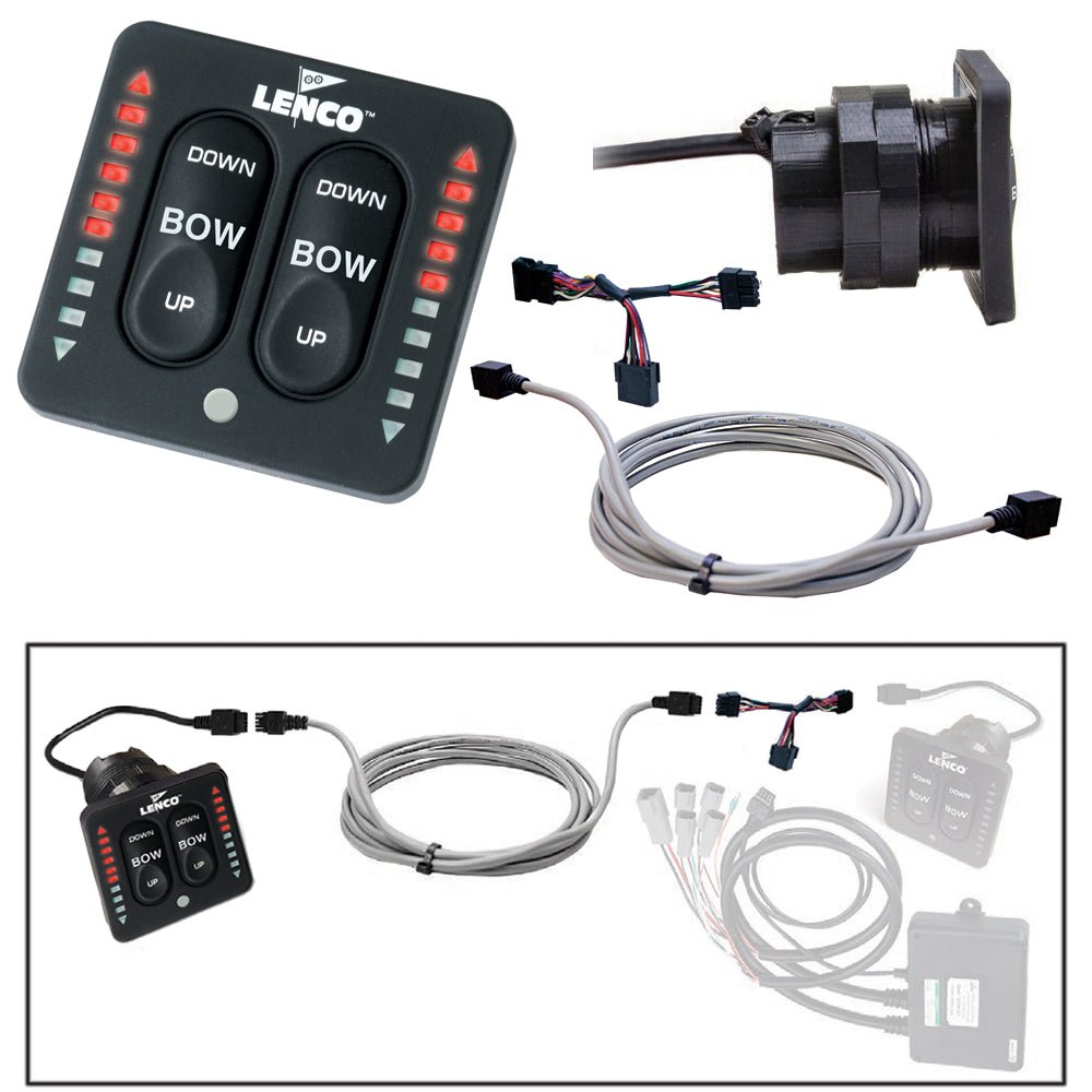 Lenco Flybridge Kit f/LED Indicator Key Pad f/Two-Piece Tactile Switch - 10' [11941-001] - Houseboatparts.com