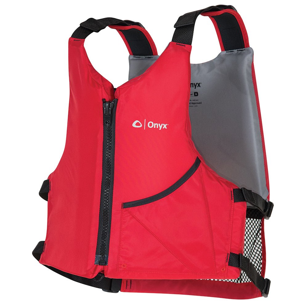 Onyx Universal Paddle Vest - Adult Universal - Red [121900-100-004-17] - Houseboatparts.com