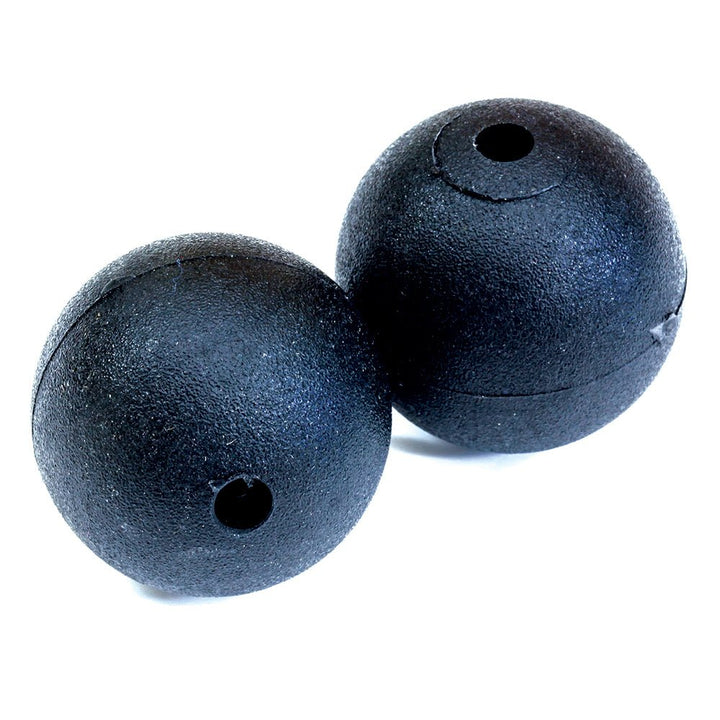 Tigress Black Plastic Outrigger Stops - 1 - 1/4" - Pair [88690] - Houseboatparts.com
