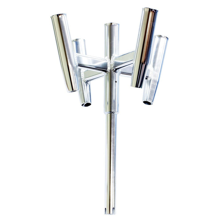Tigress Five Banger Aluminum Rod Holder - Straight Butt [88157] - Houseboatparts.com