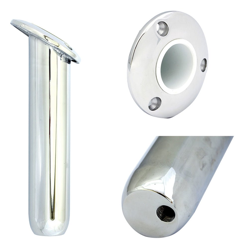 Tigress Round Head Closed Base Rod Holder - 30 Degree - 9" [77900] - Houseboatparts.com