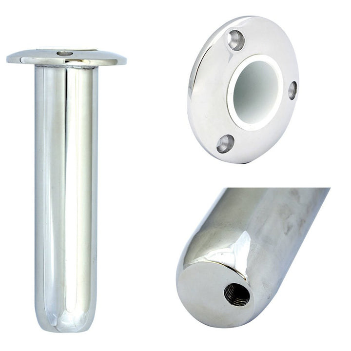 Tigress Round Head Closed Base Rod Holder - 0 Degree - 9" [77902] - Houseboatparts.com
