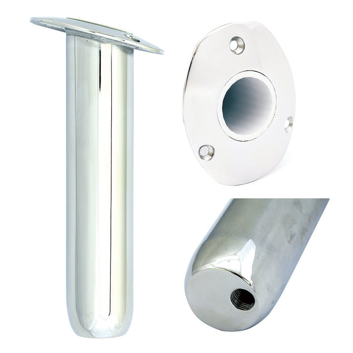 Tigress Oval Head Closed Base Rod Holder - 30 Degree - 9" [88535] - Houseboatparts.com