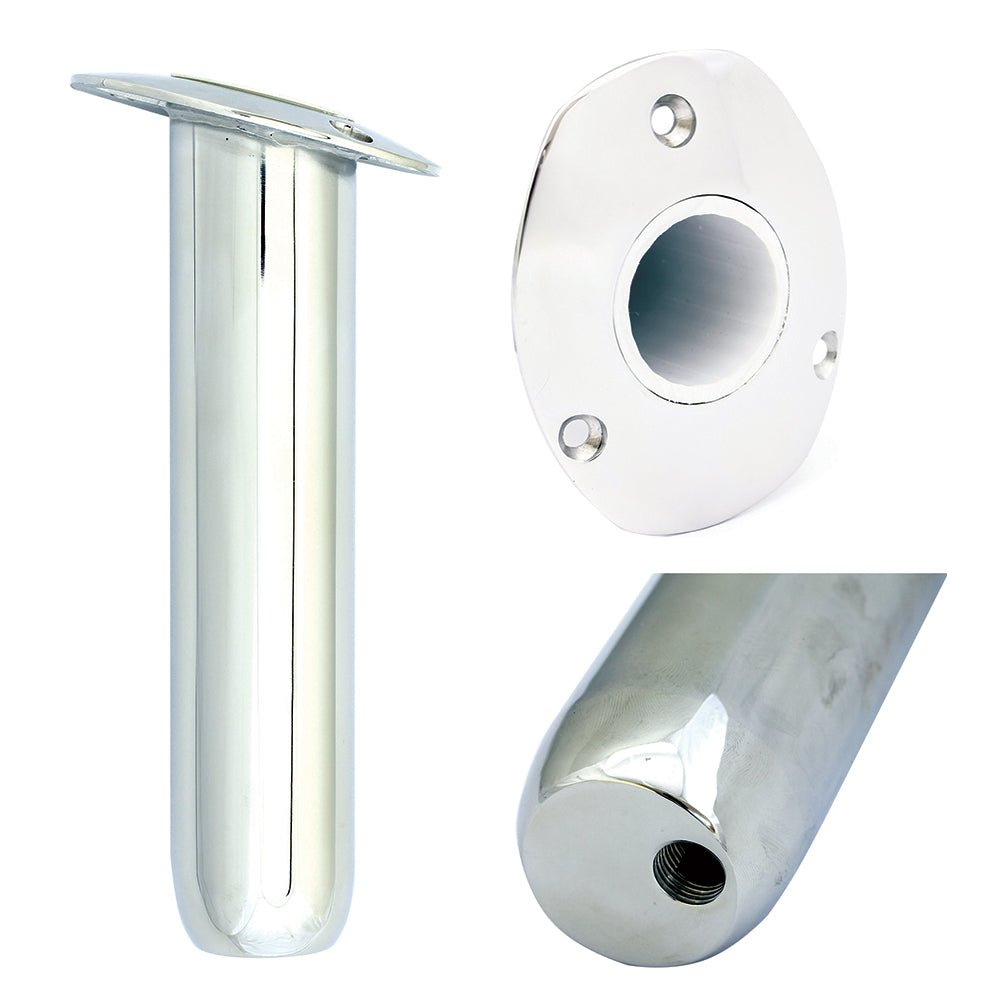 Tigress Oval Head Closed Base Rod Holder - 0 Degree - 9" [88537] - Houseboatparts.com