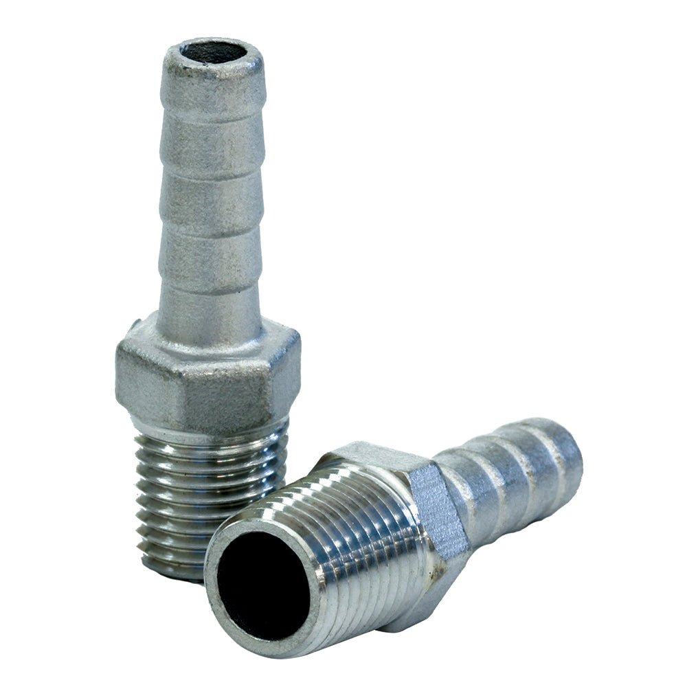 Tigress Stainless Steel Pipe to Hose Adapter - 1/4" IPS [77910] - Houseboatparts.com