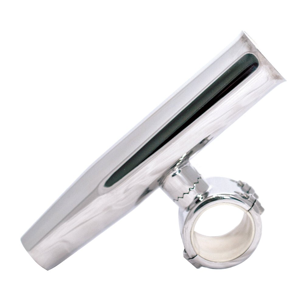 Tigress 1" Polished SS Adjustable Clamp - On Rod Holder [88191] - Houseboatparts.com
