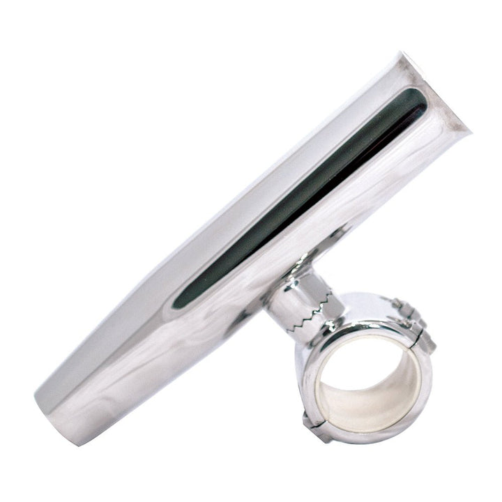 Tigress 1 - 1/4" Polished SS Adjustable Clamp - On Rod Holder [88192] - Houseboatparts.com
