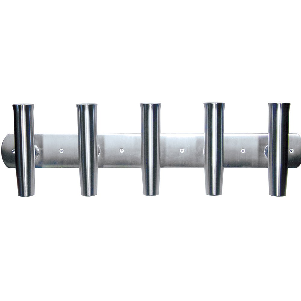 Tigress 5 Rod Aluminum Transom Mount Rod Holder - 35" [88144] - Houseboatparts.com