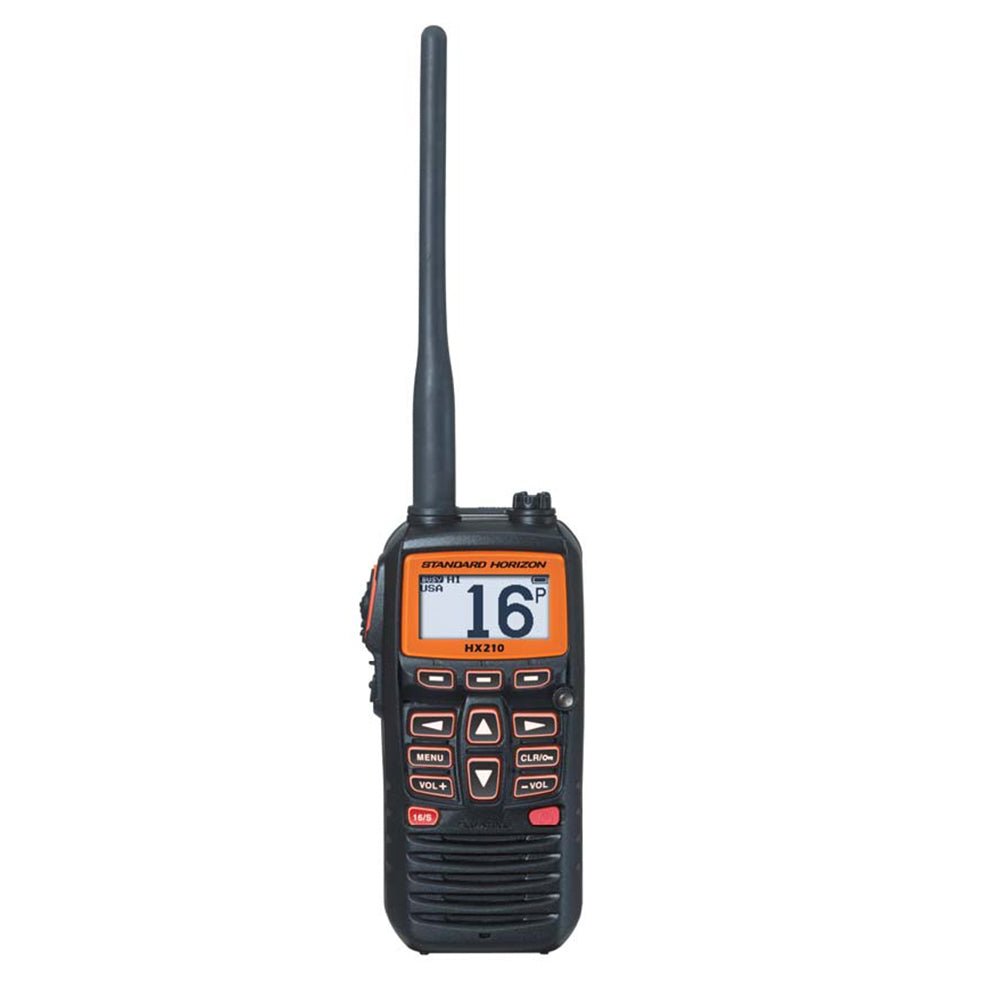 Standard Horizon HX210 6W Floating Handheld Marine VHF Transceiver [HX210] - Houseboatparts.com