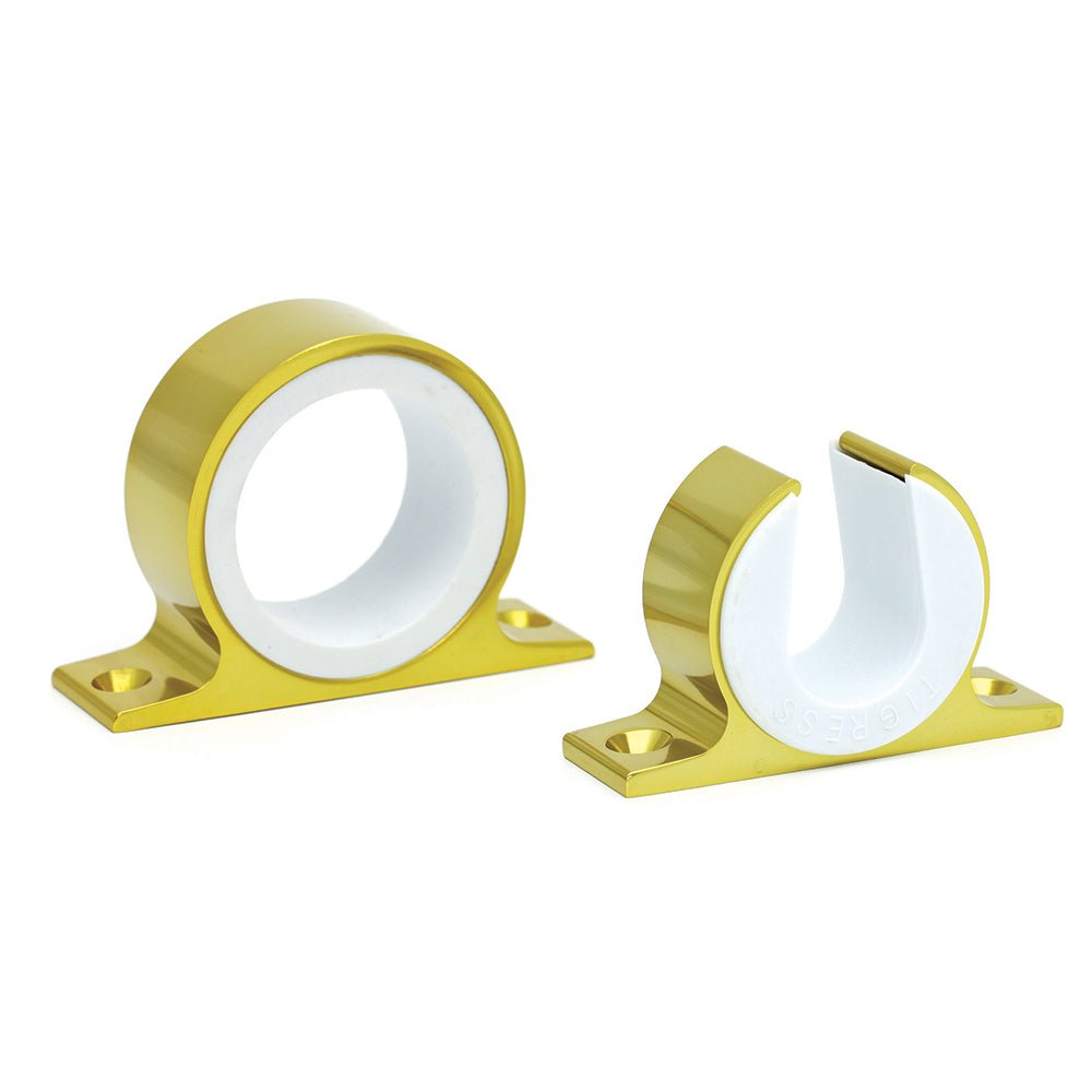 Tigress Premium Gold Anodized Rod Hanger [88545] - Houseboatparts.com