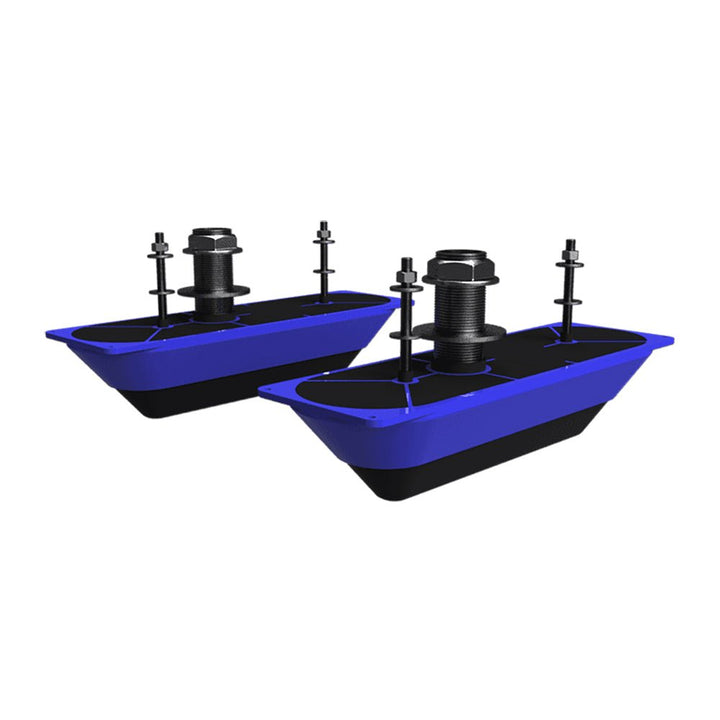Navico StructureScan 3D Stainless Steel Thru-Hull Transducer - Pair [000-13560-001] - Houseboatparts.com