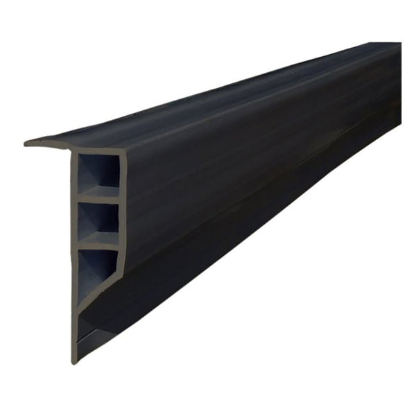 Dock Edge Standard PVC Full Face Profile - 16' Roll - Black [1163-F] - Houseboatparts.com