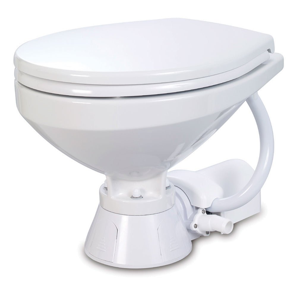 Jabsco Electric Marine Toilet - Regular Bowl w/Soft Close Lid - 12V [37010-4192] - Houseboatparts.com