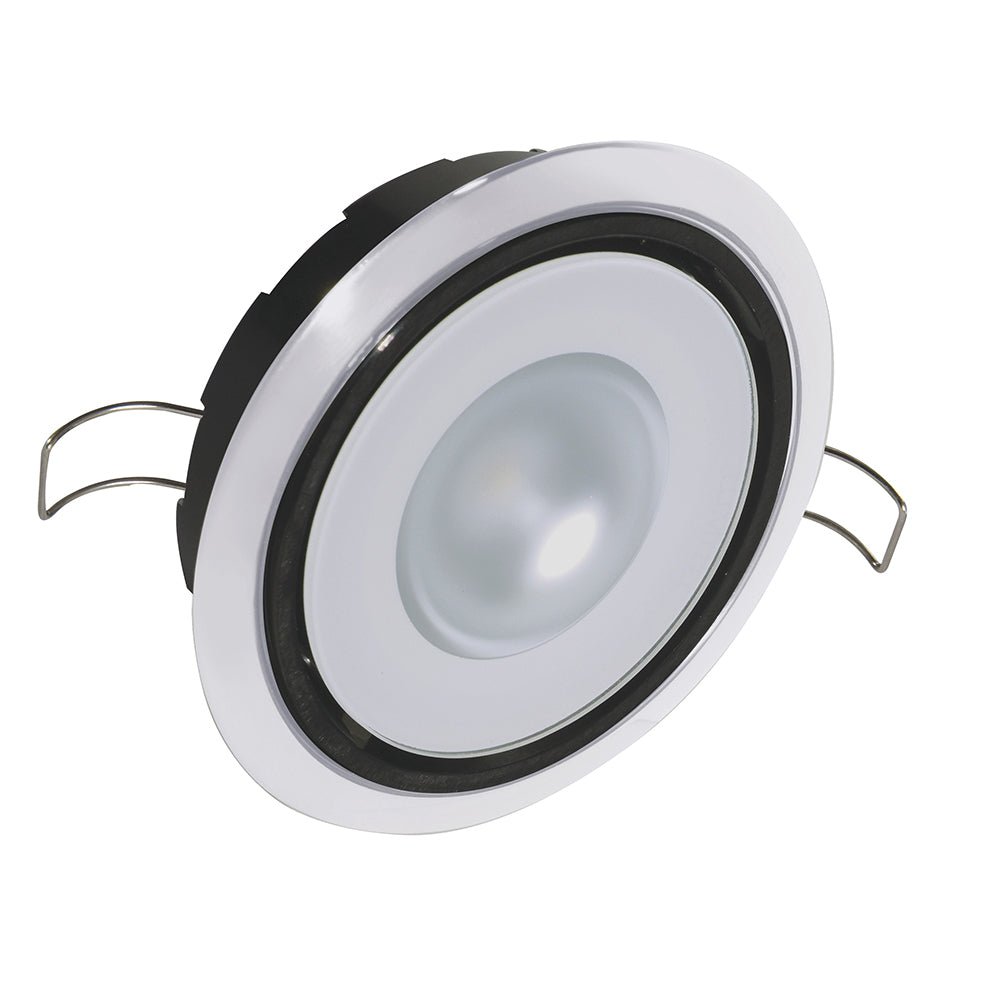 Lumitec Mirage Positionable Down Light - Spectrum RGBW Dimming - White Bezel [115127] - Houseboatparts.com