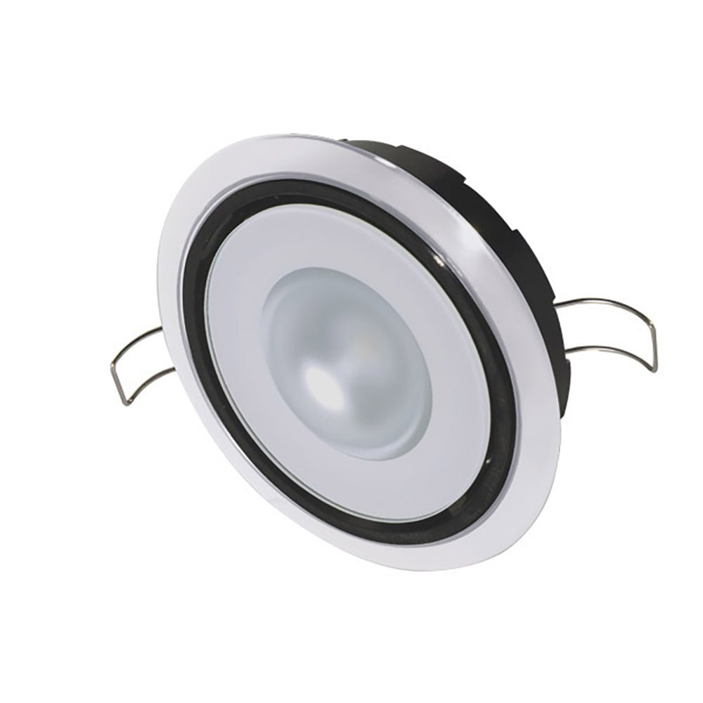 Lumitec Mirage Positionable Down Light - Spectrum RGBW Dimming - White Bezel [115127] - Houseboatparts.com