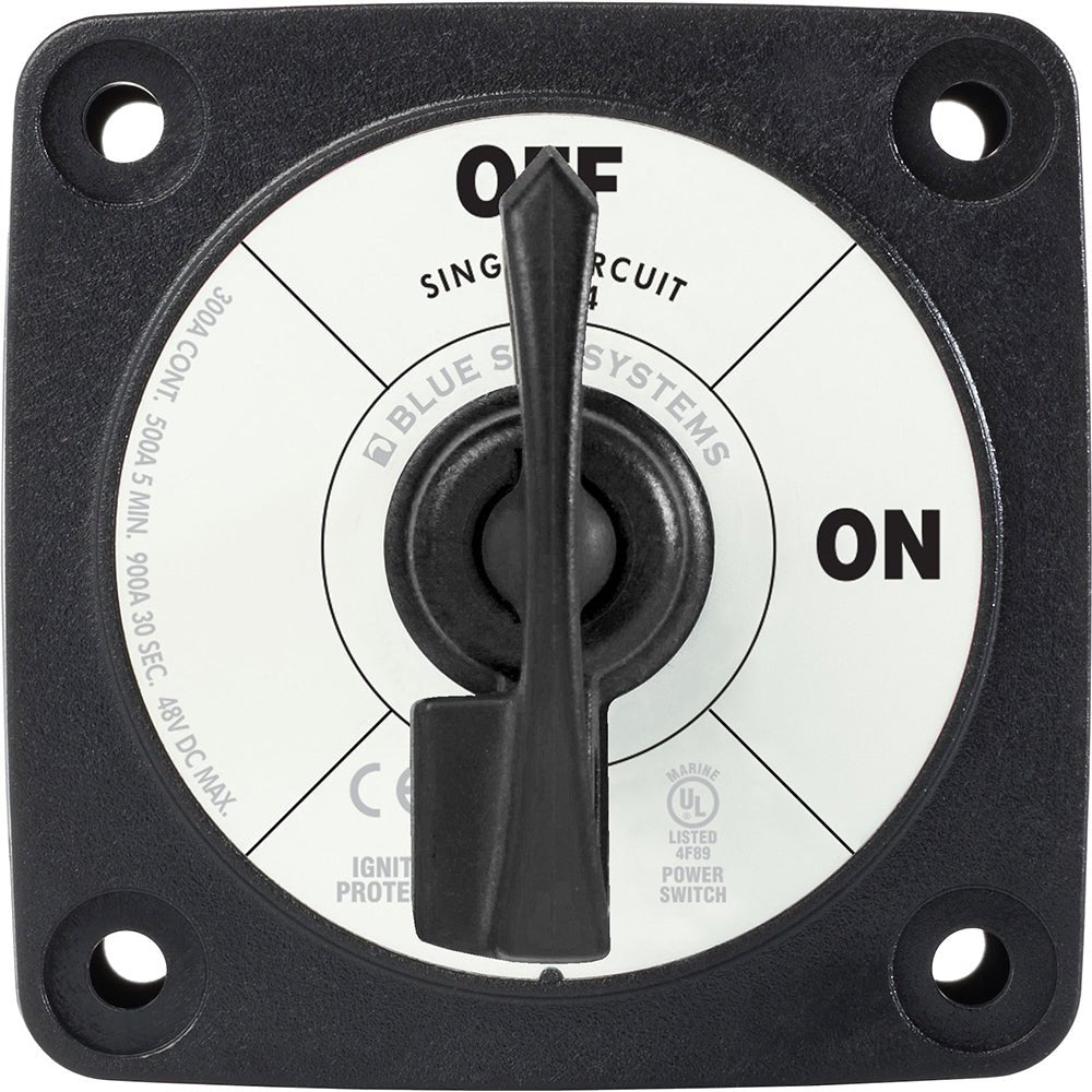 Blue Sea 6004200 Single Circuit ON-OFF w/Locking Key - Black [6004200] - Houseboatparts.com