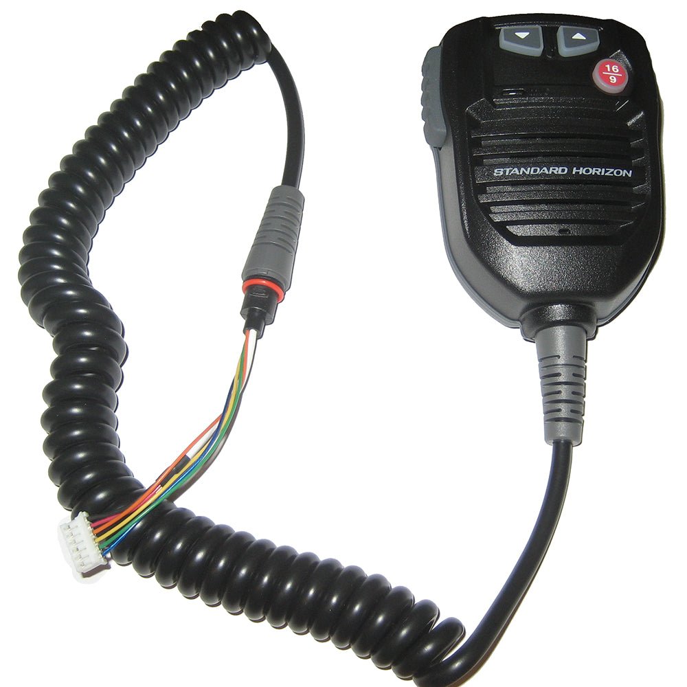 Standard Horizon Replacement VHF Mic f/GX2000B, GX2100B, GX2150B, GX2200B - Black [CS2308402] - Houseboatparts.com