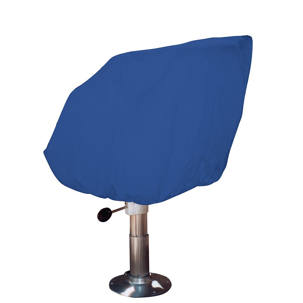 Taylor Made Helm/Bucket/Fixed Back Boat Seat Cover - Rip/Stop Polyester Navy [80230] - Houseboatparts.com