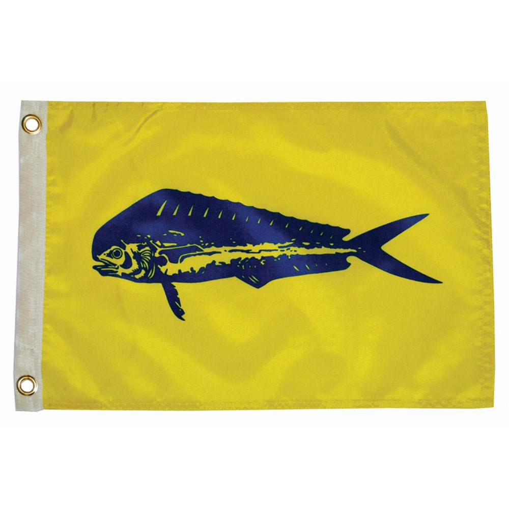 Taylor Made 12" x 18" Dolphin Flag [4218] - Houseboatparts.com