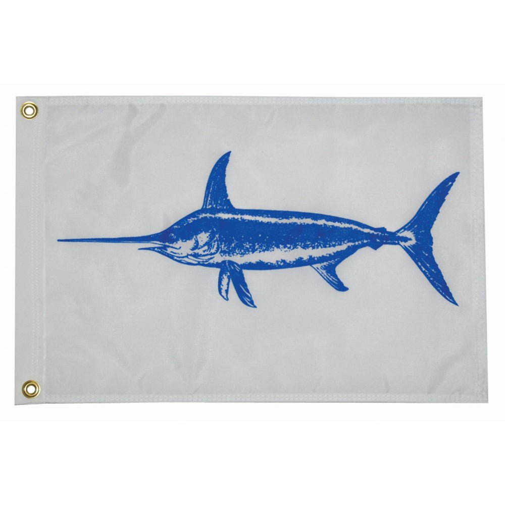 Taylor Made 12" x 18" Swordfish Flag [4418] - Houseboatparts.com