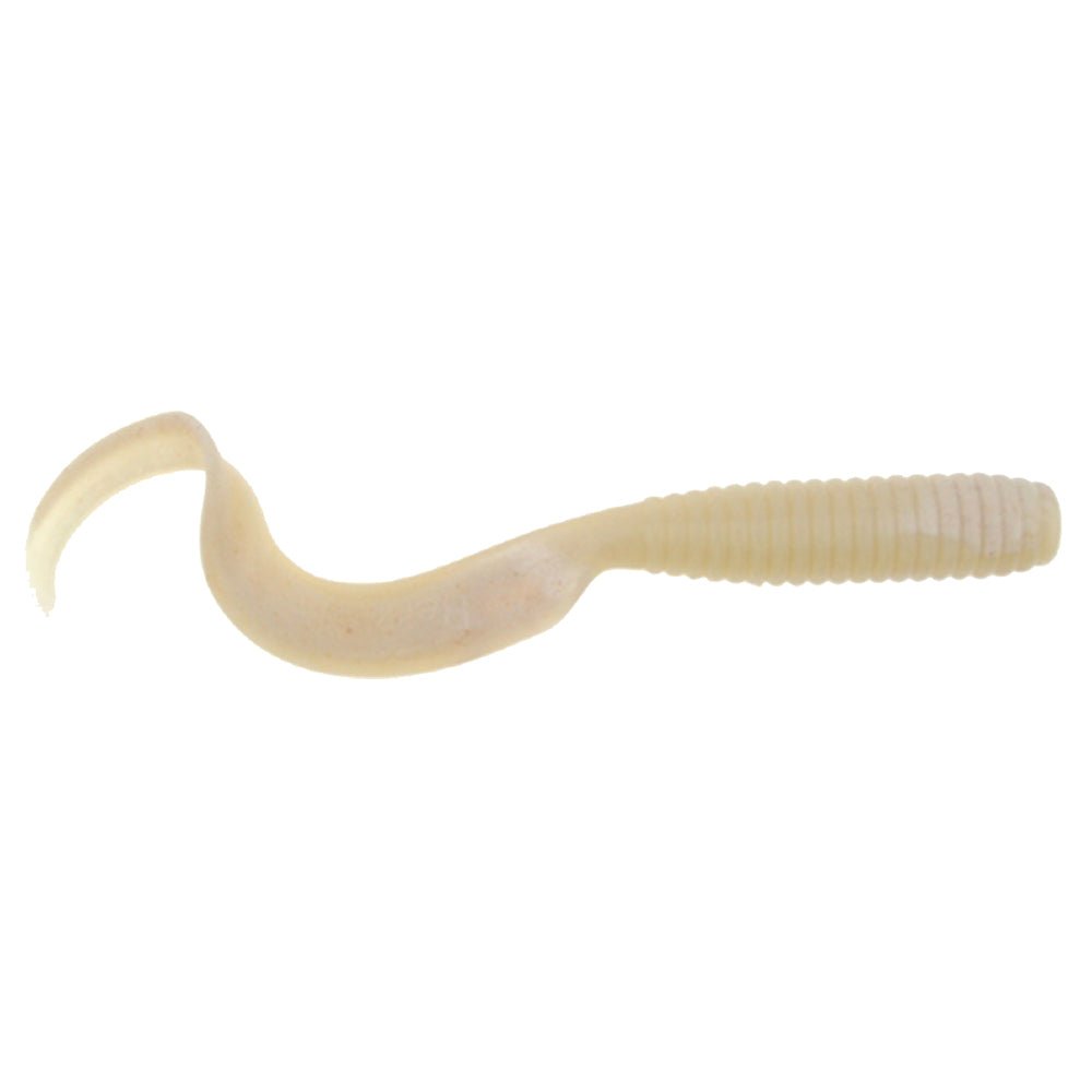 Berkley Gulp! 6" Grub - White Glow [1130766] - Houseboatparts.com