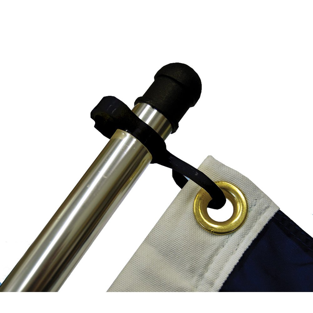 Taylor Made Charlevoix Flag Clip - One-Piece Fits 3/4" Pole [57926] - Houseboatparts.com