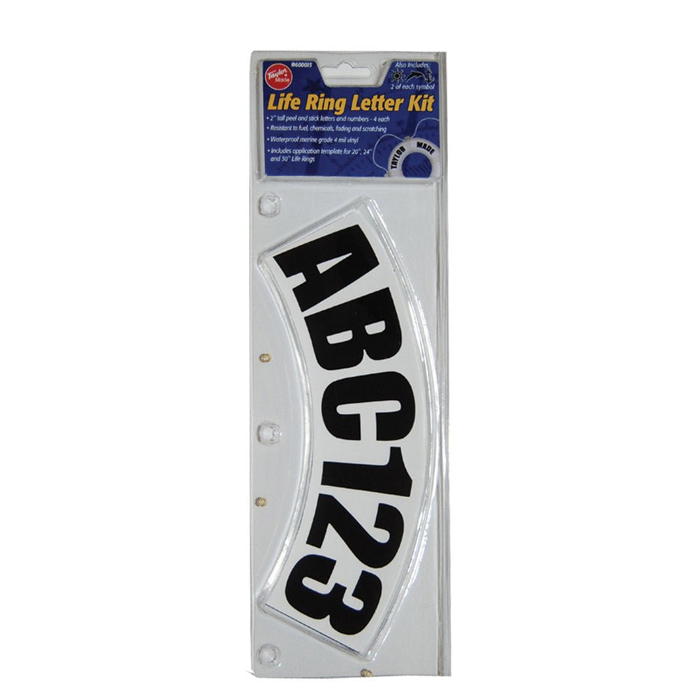 Taylor Made Life Ring Letter Kit [600015] - Houseboatparts.com